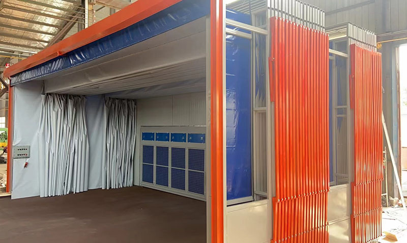 伸縮噴漆房 伸縮噴漆房