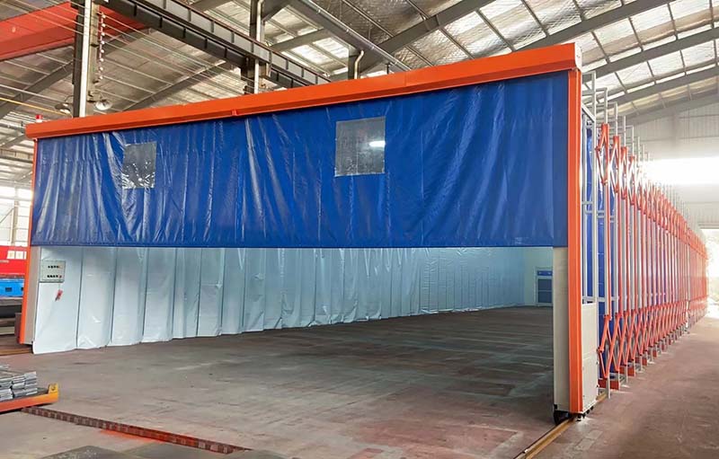 移動伸縮噴漆房 移動伸縮噴漆房
